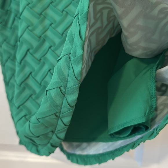 HOST PICK! Green Woven Boutique Dress Spaghetti Strap Small - Picture 5 of 10